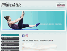 Tablet Screenshot of pilatesattic.co.uk